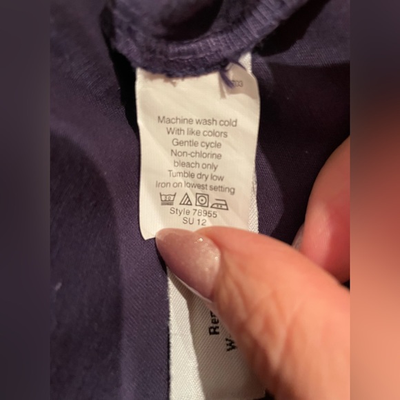 Jcrew Deep purple casual cotton dress. Size 2 - Picture 5 of 6